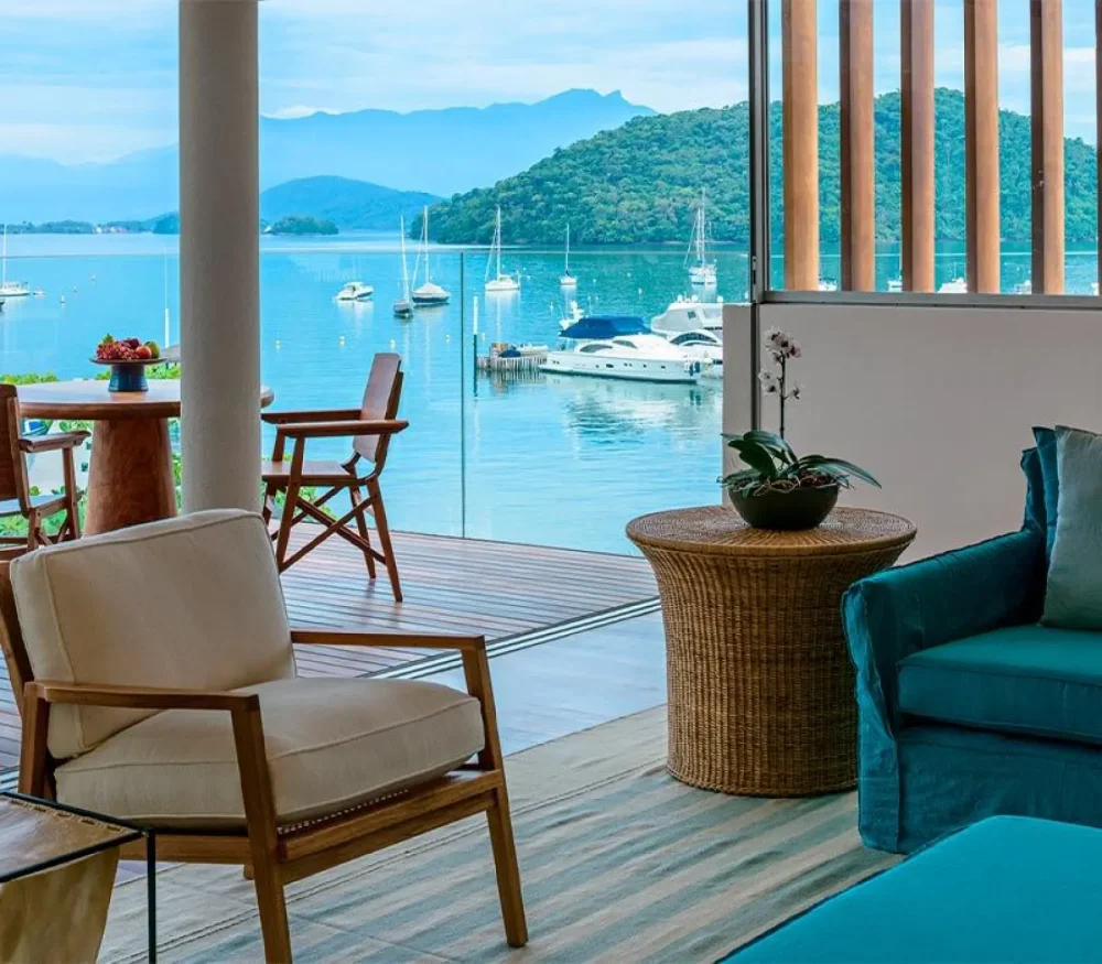 Fasano Angra dos Reis com ambientes calmos e tranquilos. 