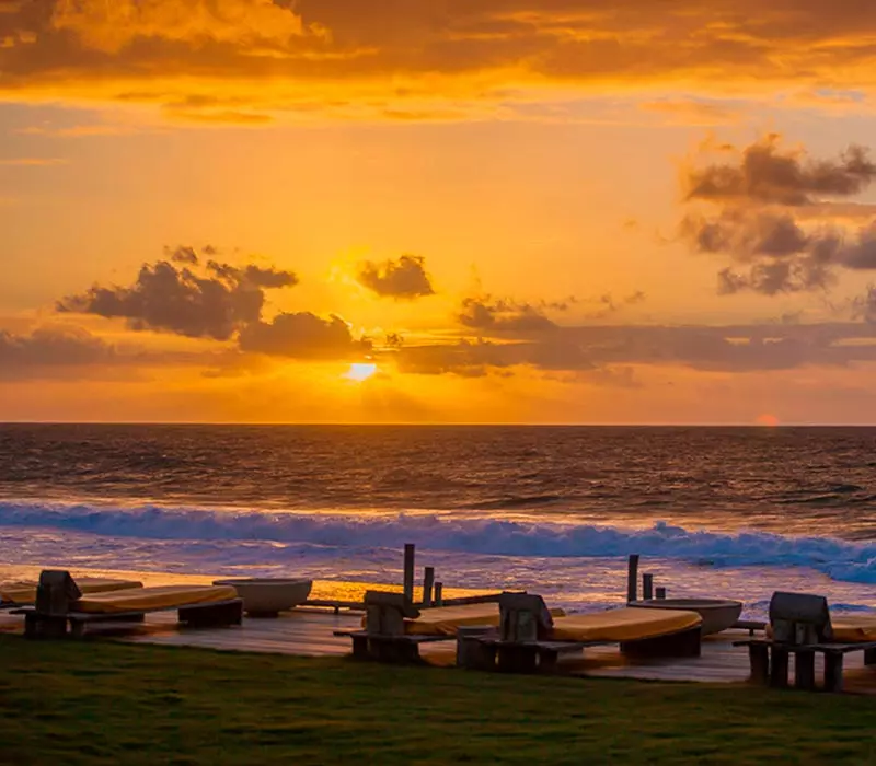 O Kenoa Resort tem um visual de tirar o fôlego. 